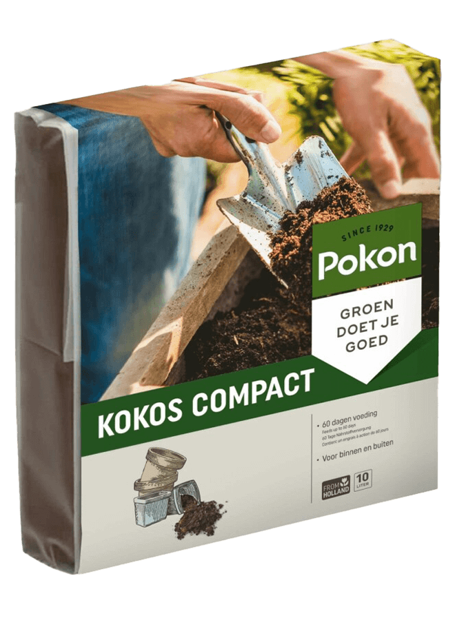 Kokos Potgrond Compact | Pokon compacte potgrond 10L of 100L